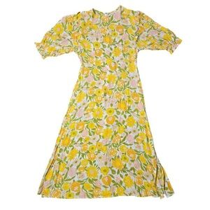 Faithful the Brand yellow floral dress